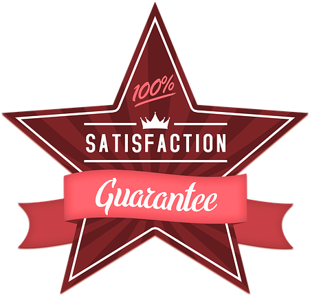 Satisfaction is 100% guaranteed.